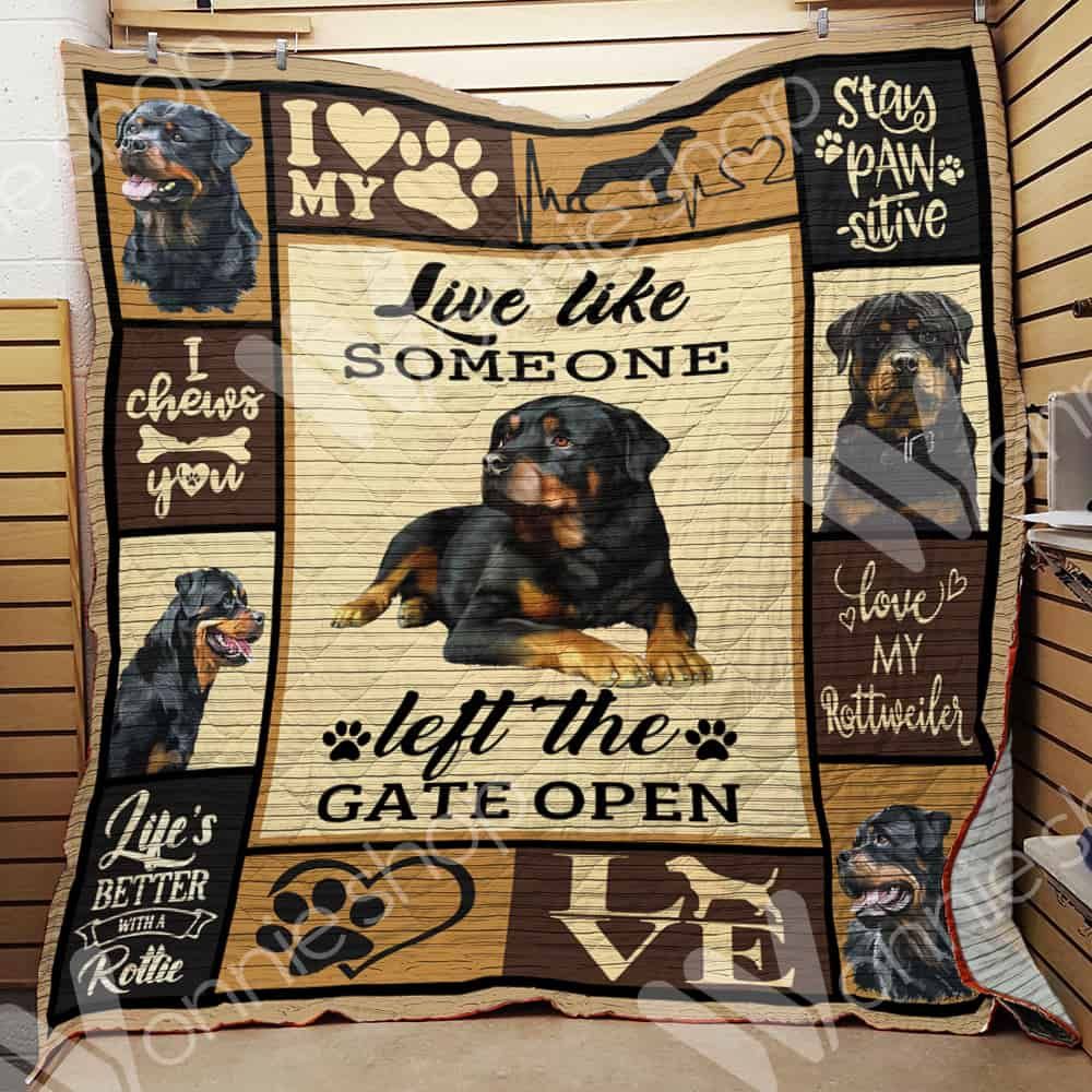 Rottweiler Dog Quilt Blanket DHC0102950TD