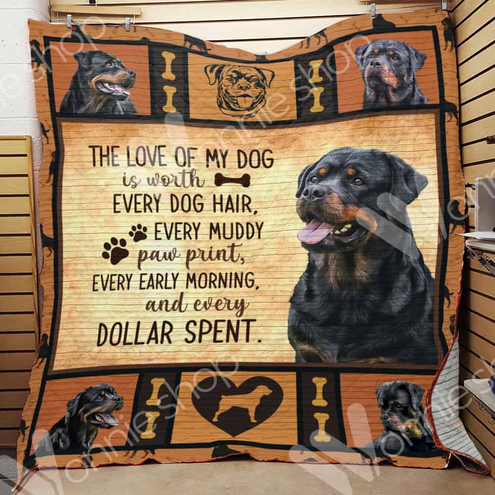 Rottweiler Dog Quilt Blanket DHC0102953TD