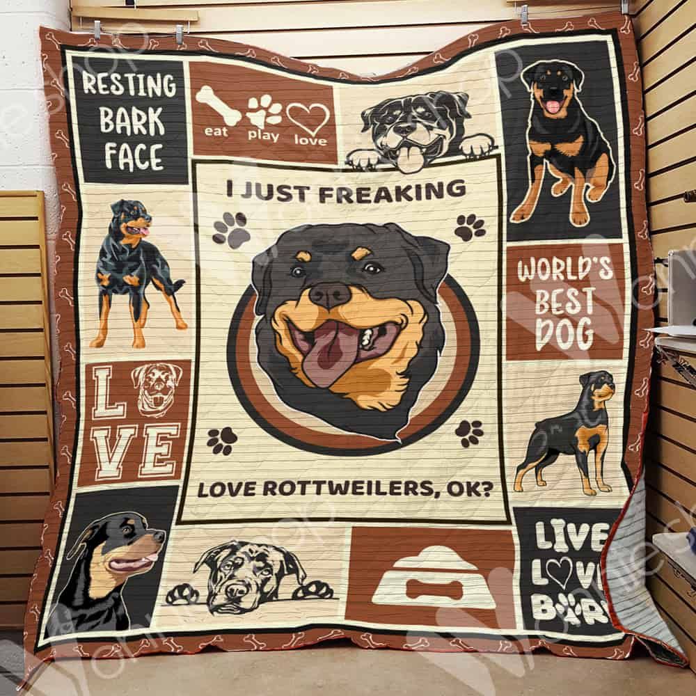 Rottweiler Dog Quilt Blanket DHC0102956TD