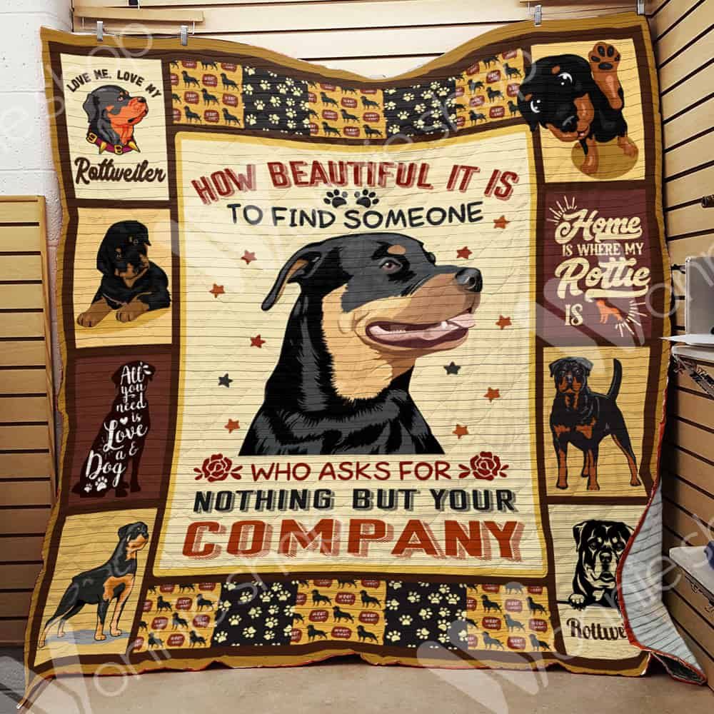 Rottweiler Dog Quilt Blanket DHC0102958TD