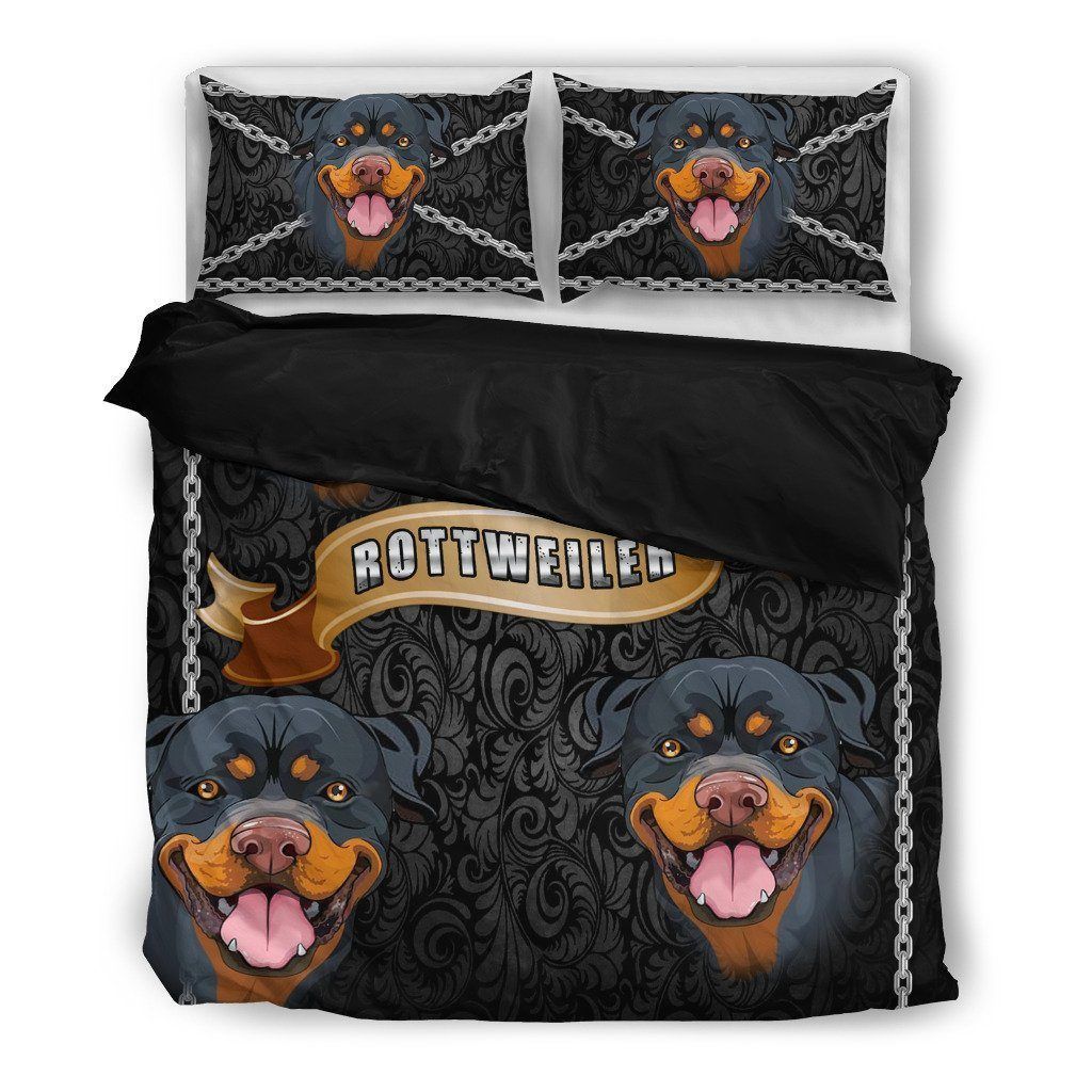 Rottweiler Lover Dog Themed Bedding Set