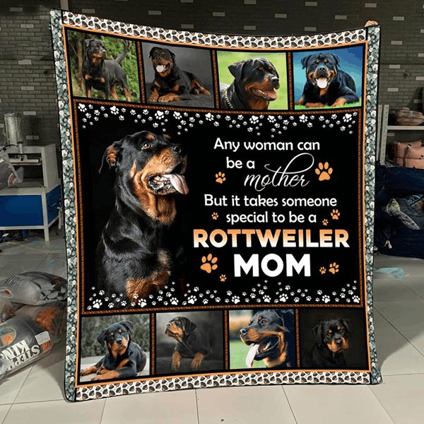 Rottweiler Mom Quilt Blanket DHC150120597TD