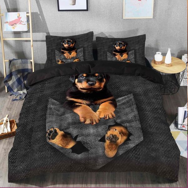 Rottweiler Pocket Bedding Set