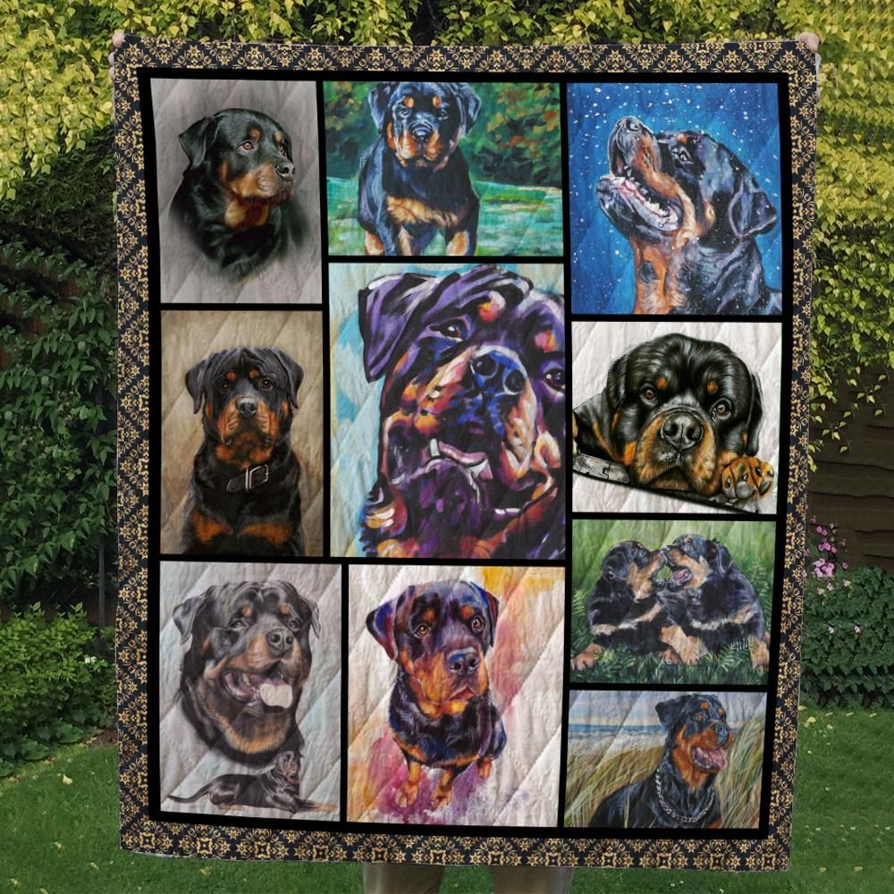 Rottweiler Quilt Blanket DHC13122985VT