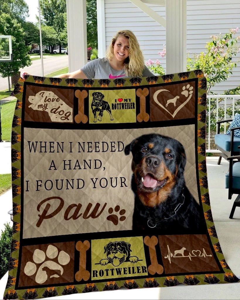 Rottweiler Quilt Blanket DHC13123986VT
