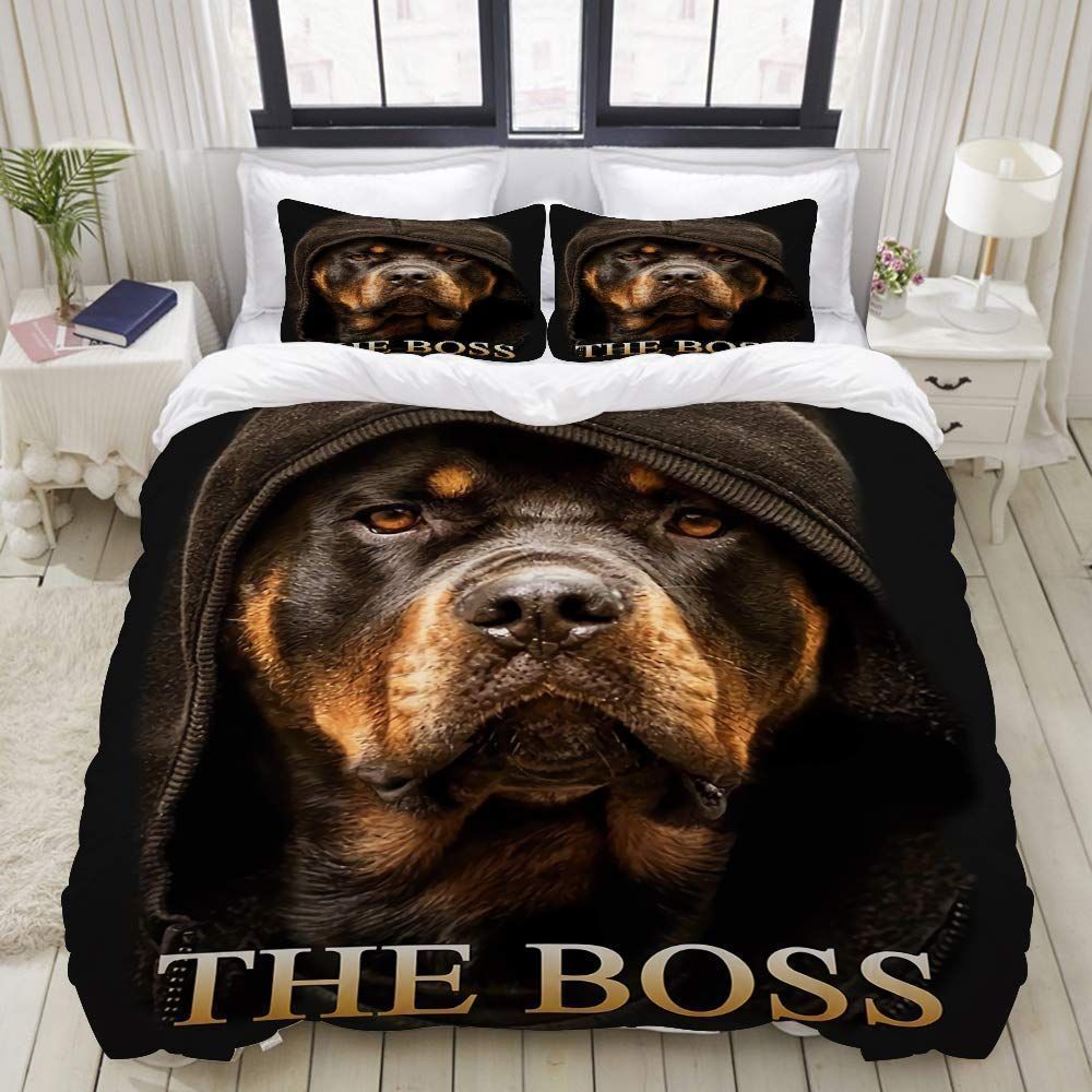 Rottweiler The Boss Bedding Set