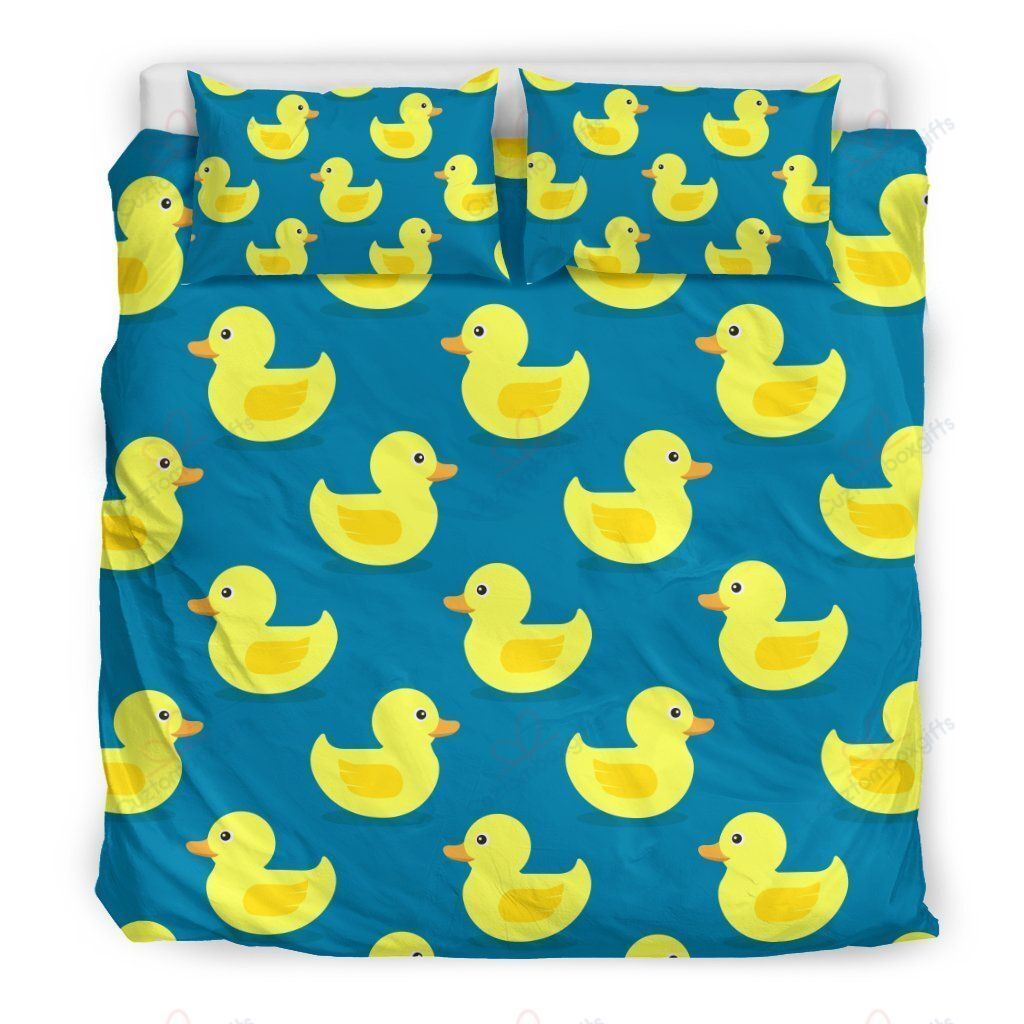 Rubber Duck Pattern Bedding Set