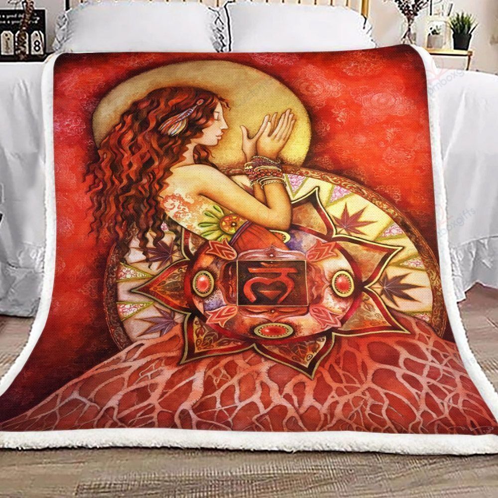 Ruby Muladhara Fleece Blanket