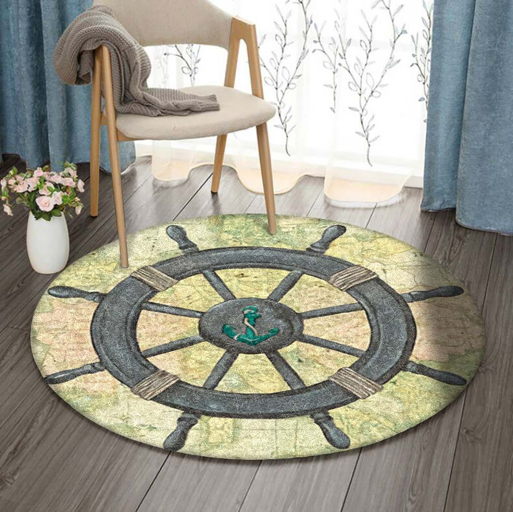 Rudder Round Carpet