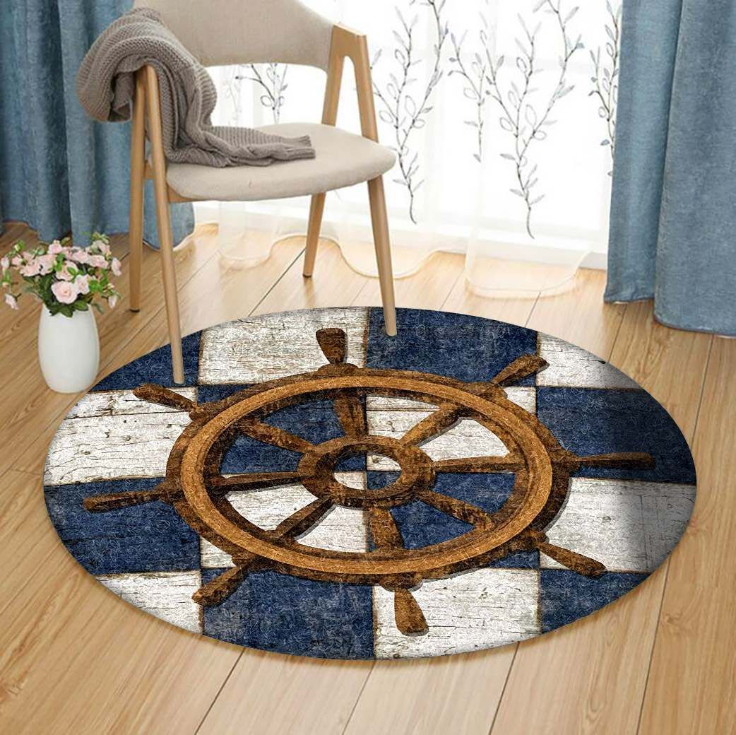 Rudder Round Carpet