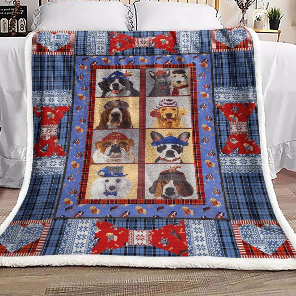 Ruff Life Dogs Sherpa Fleece Blanket