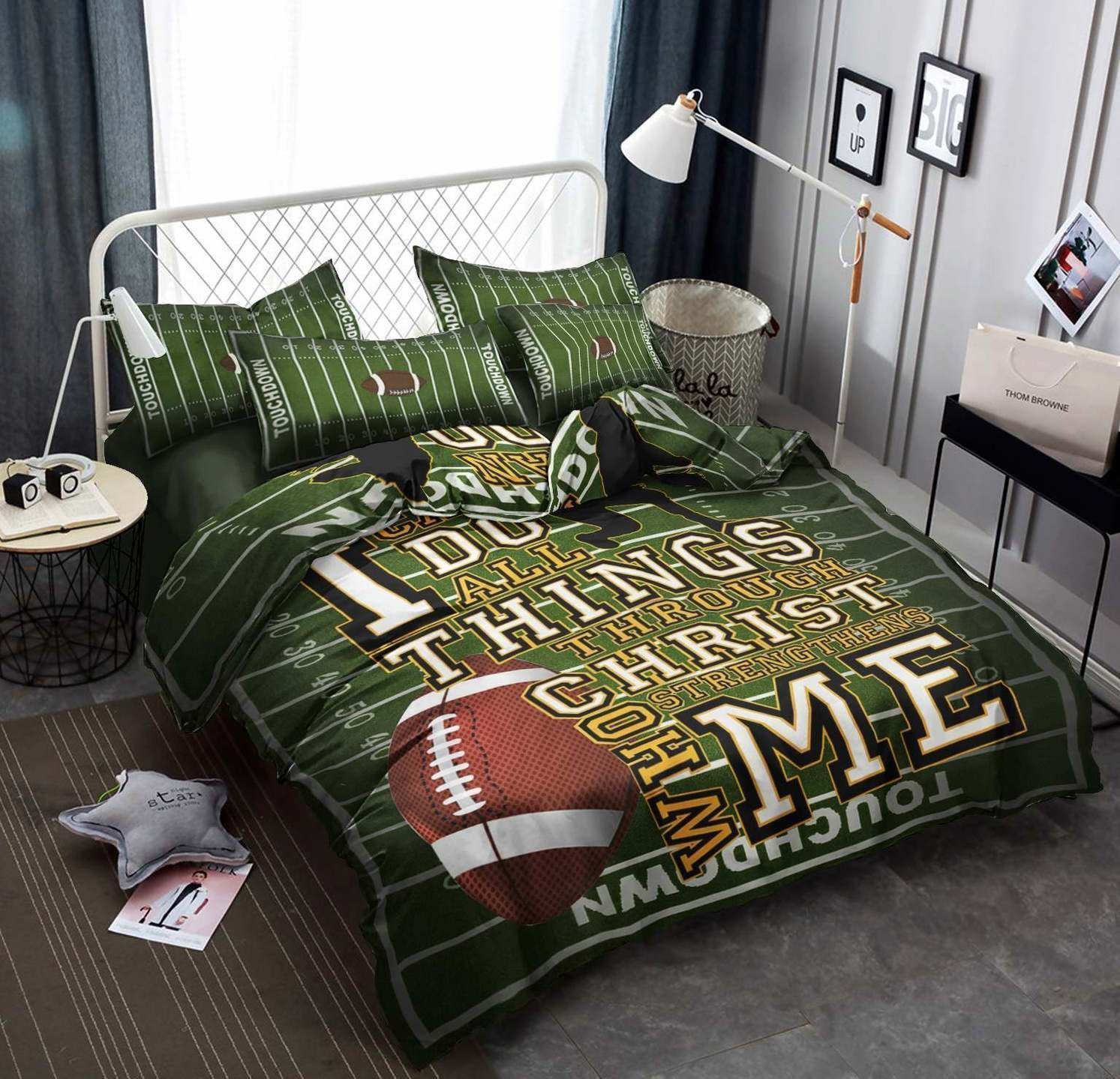 Rugby Ball Bedding Set
