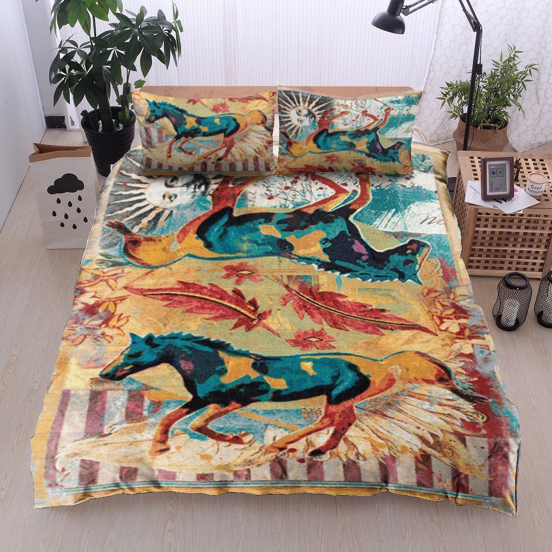 Ruiz Horse Bedding Set