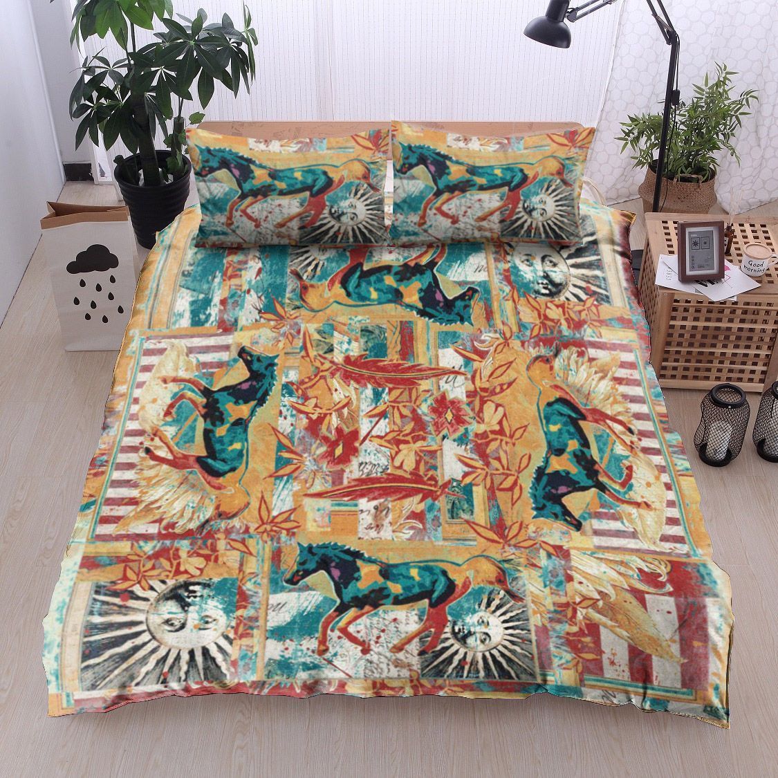 Ruiz Horse Bedding Set