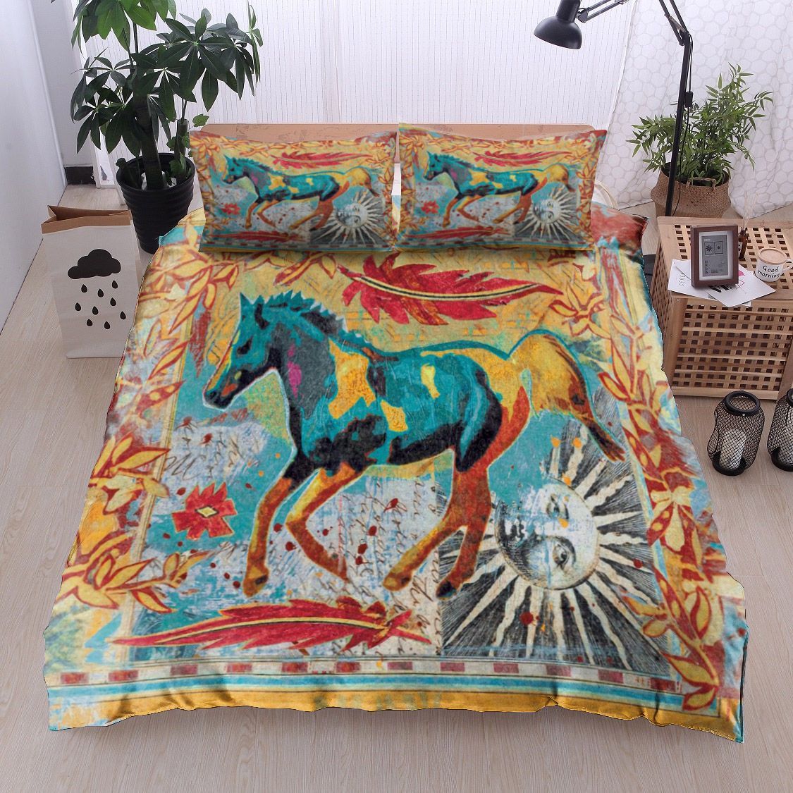 Ruiz Horse Bedding Set