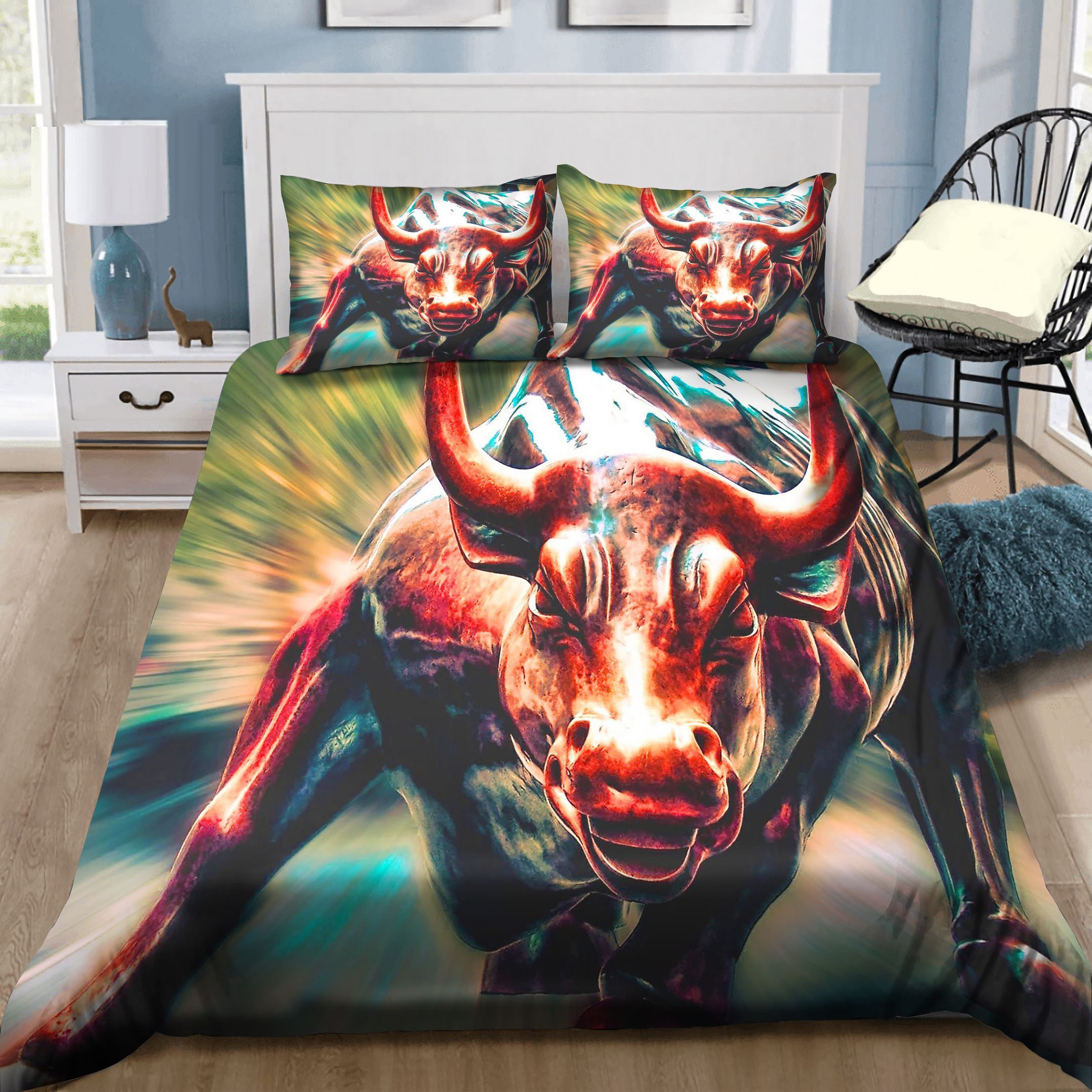 Run Buffalo Bedding Set