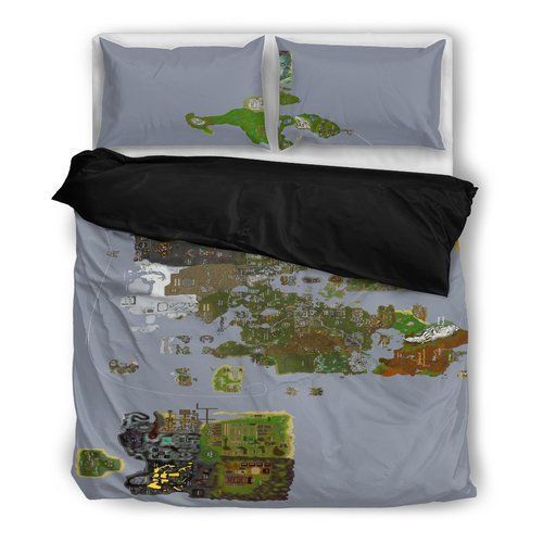 Runescape Map Bedding Set