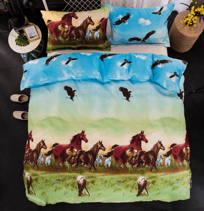 Running Horse Bedding Set
