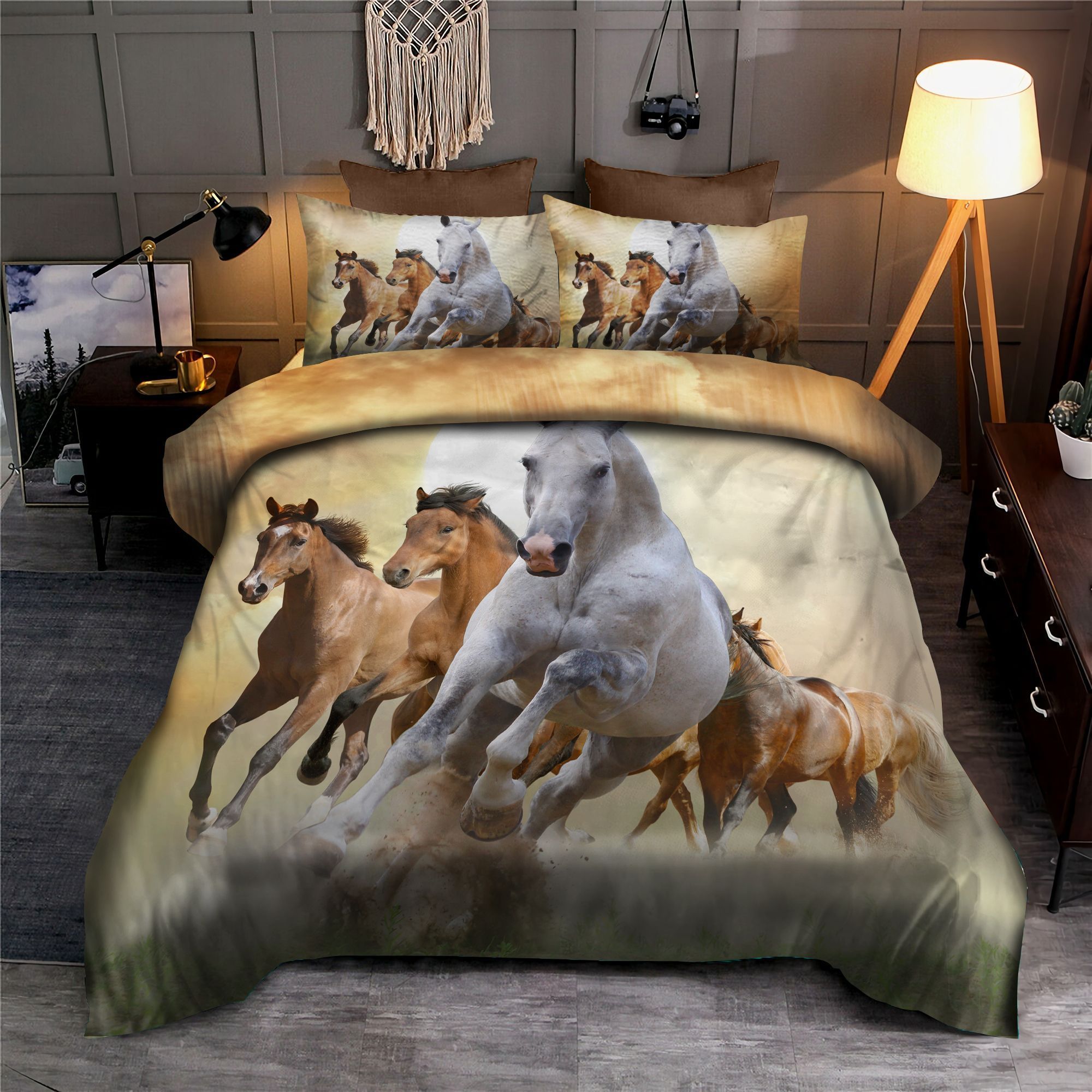 Running Horse Bedding Set