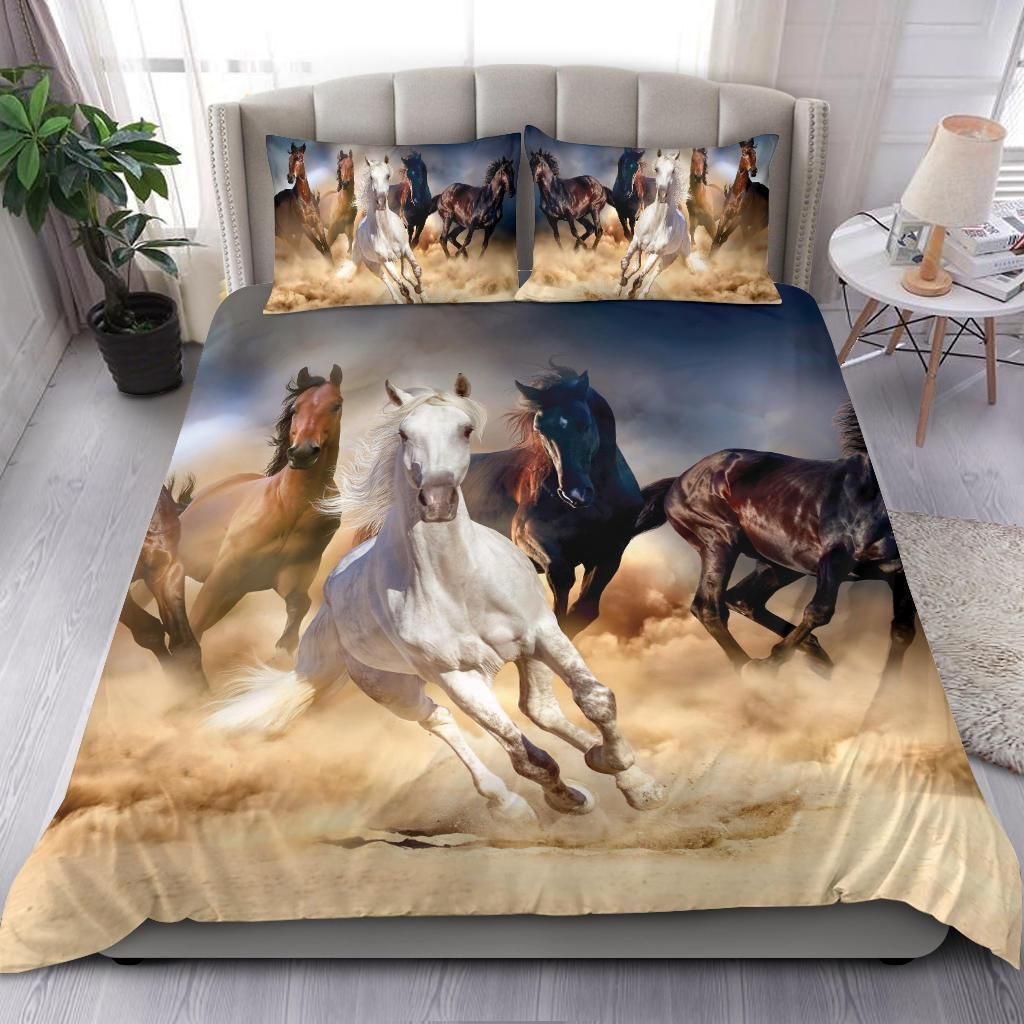 Running Horse Race Bedding Set