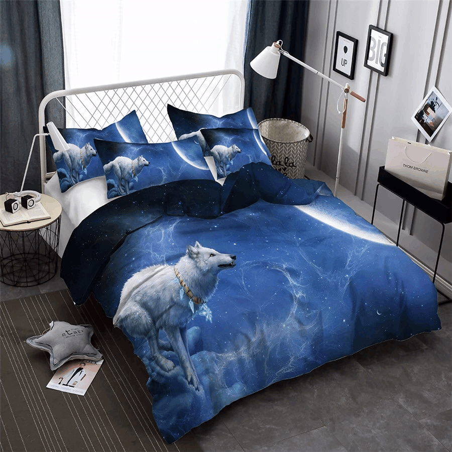 Running Wolf Bedding Set