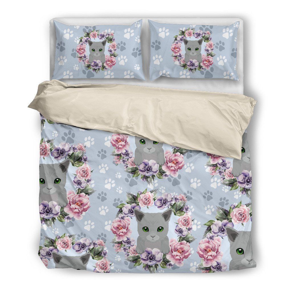 Rusian Blue Bedding Set