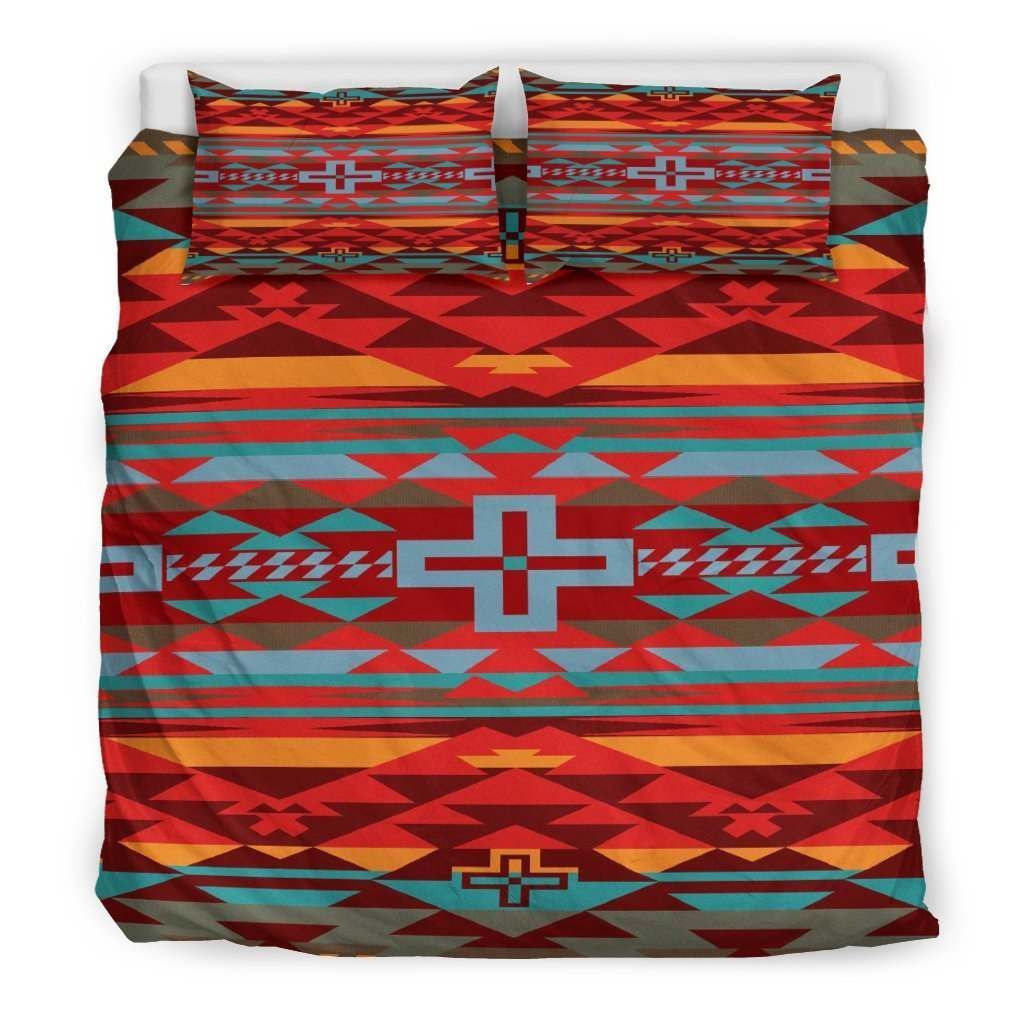 Rustin Cross Sunset Native American Bedding Set