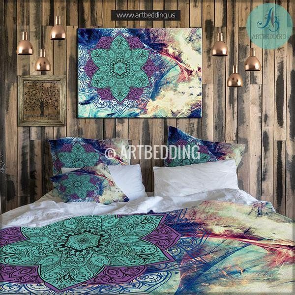 Sacred Balance Lotus Mandala Bedding Set