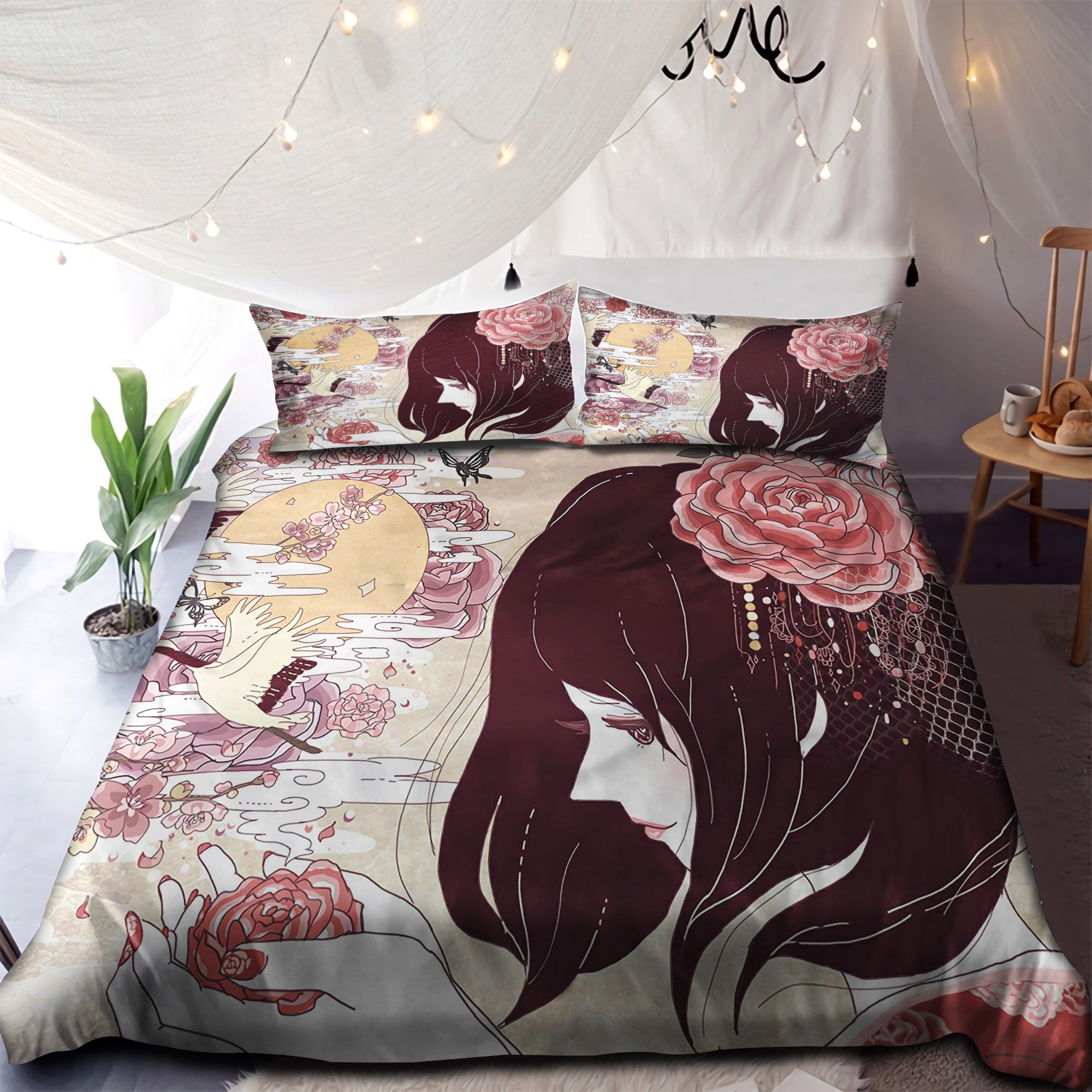 Sad Girl Bedding Set