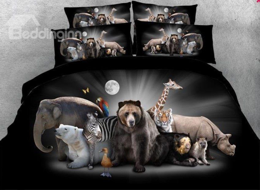 Safari Animal Bedding Set