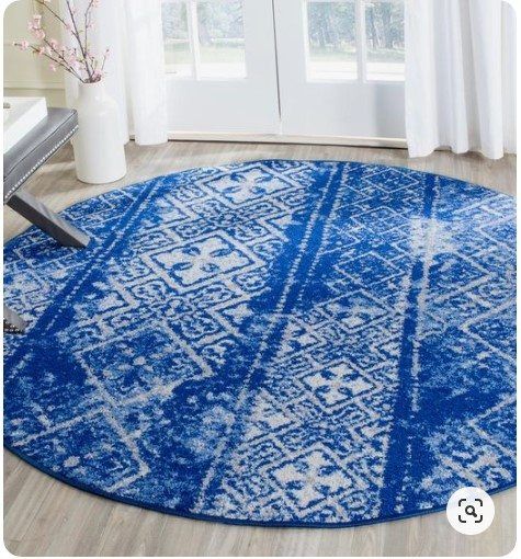 Safavieh Adirondack Silver Round Carpet