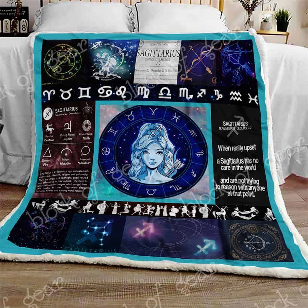 Sagittarius Fleece Blanket