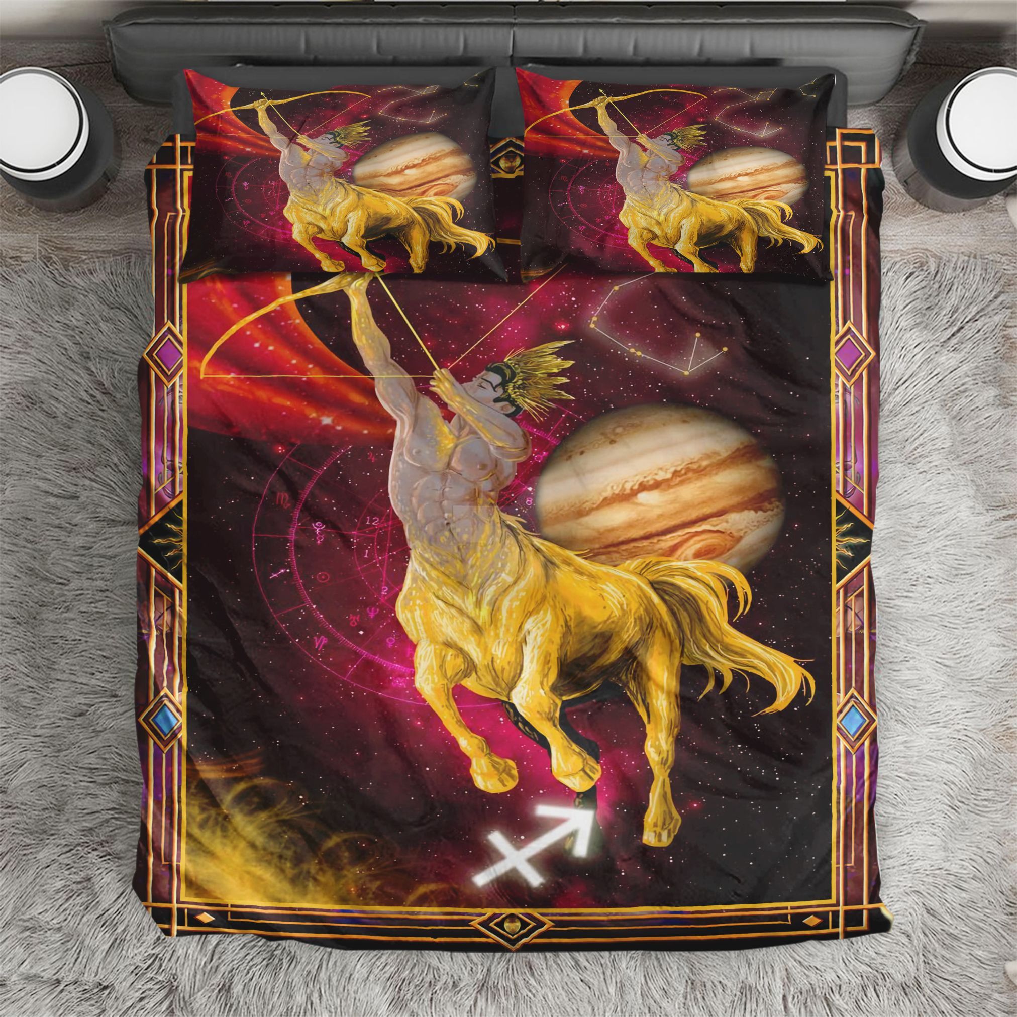 Sagittarius Zodiac Bedding Set
