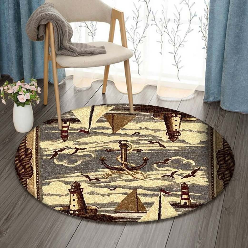 Sailing Round Carpet