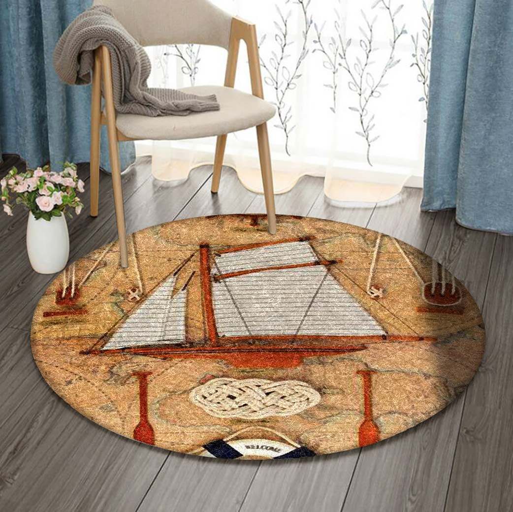 Sailing Round Carpet