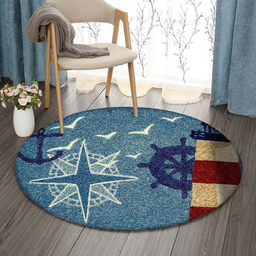 Sailing Round Carpet