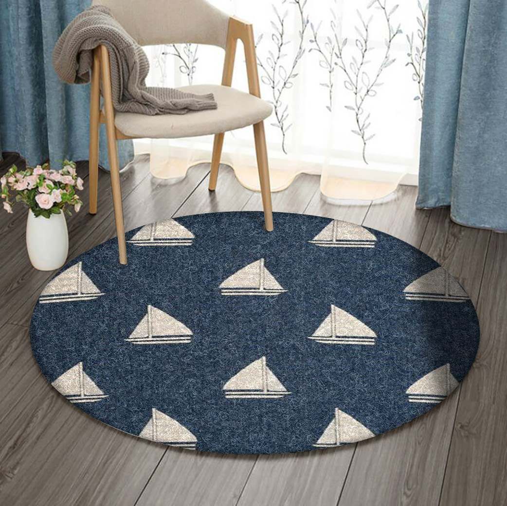 Sailing Round Carpet