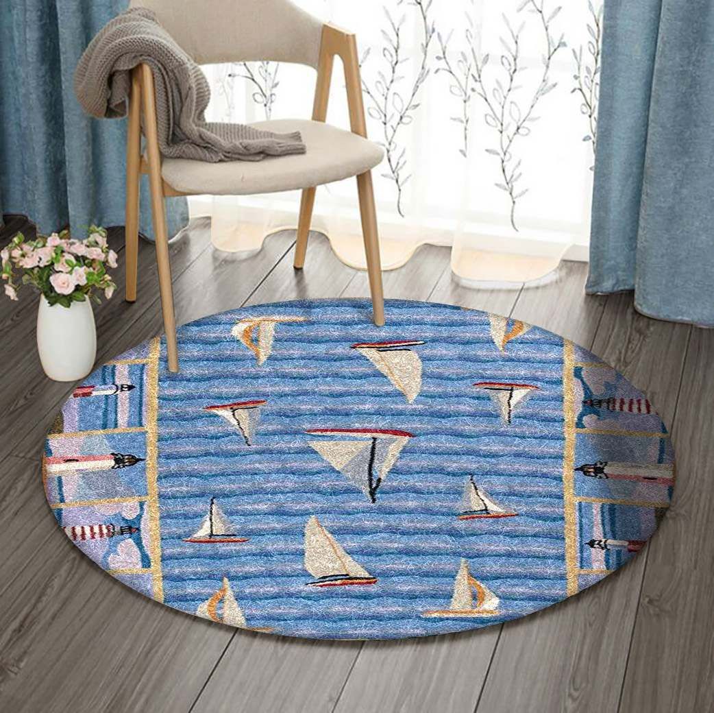 Sailing Round Carpet