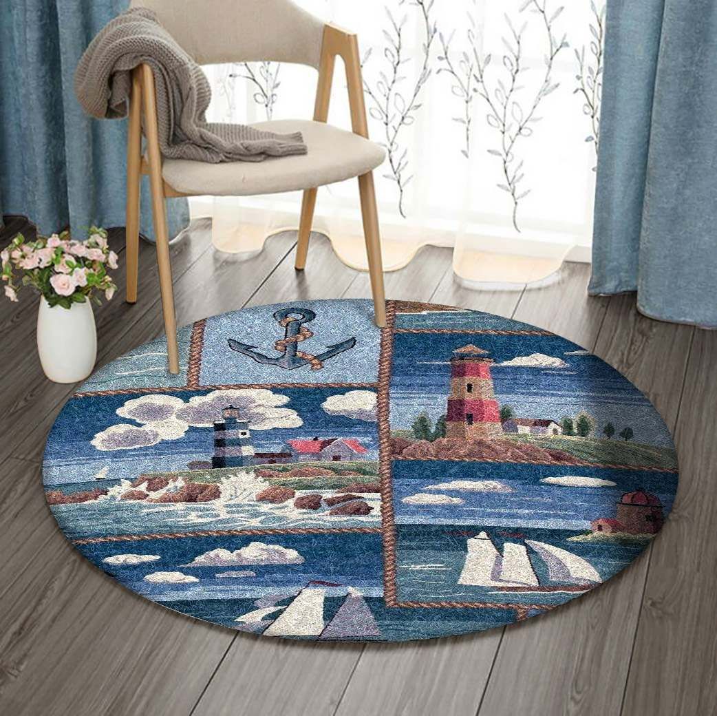 Sailing Round Carpet