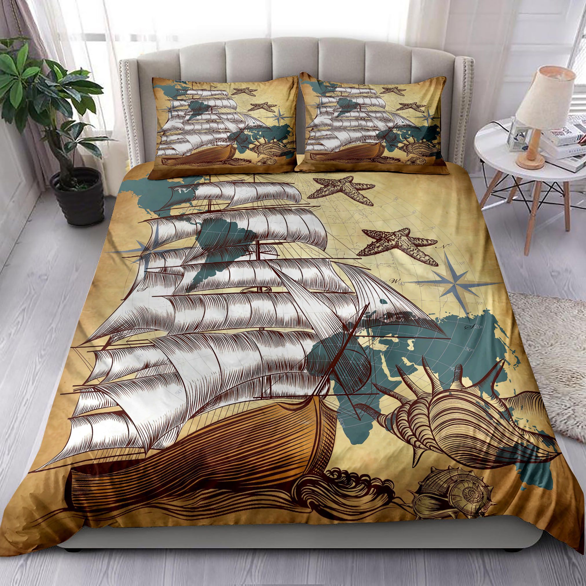 Sailing Ship Bedding Set