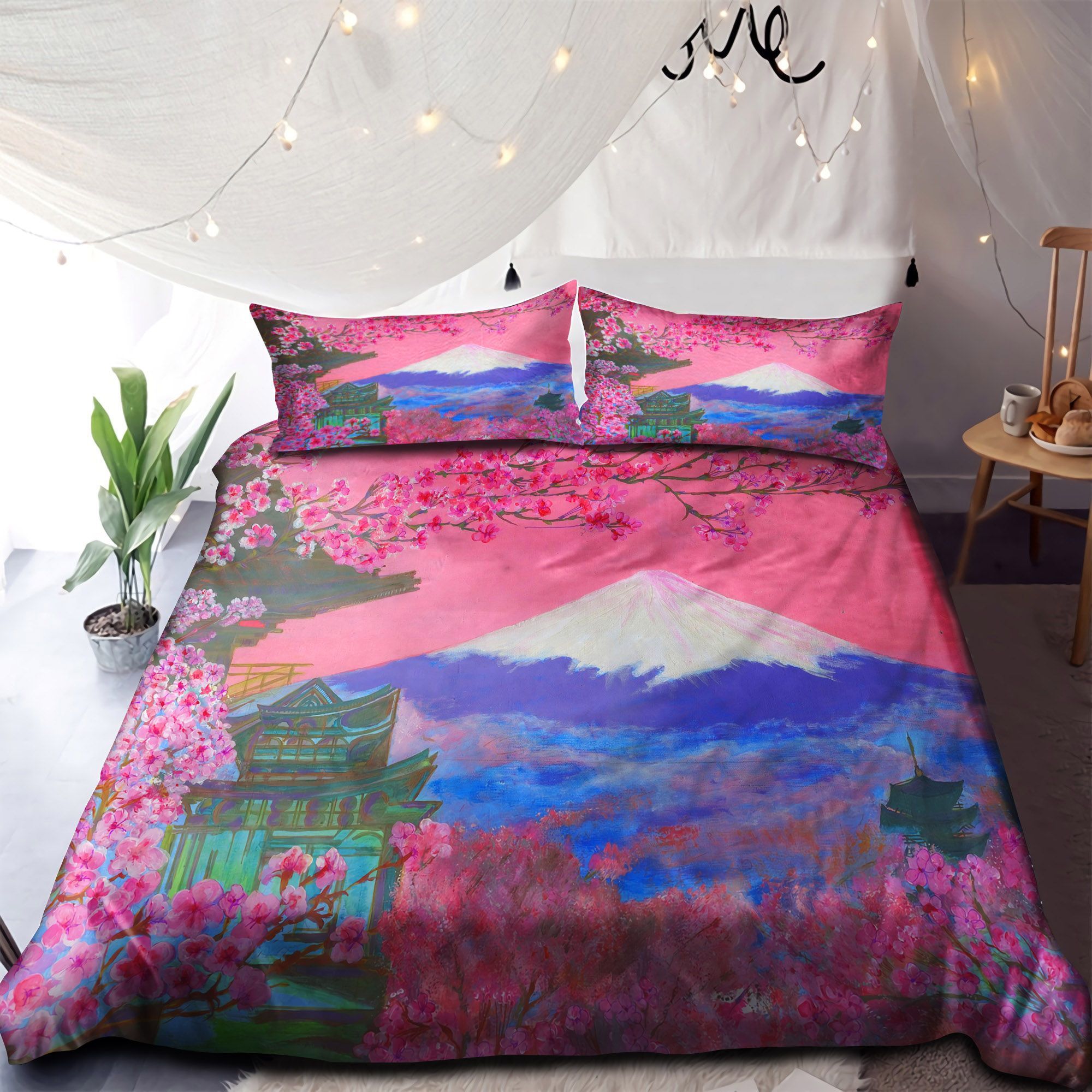 Sakura Mountain Bedding Set