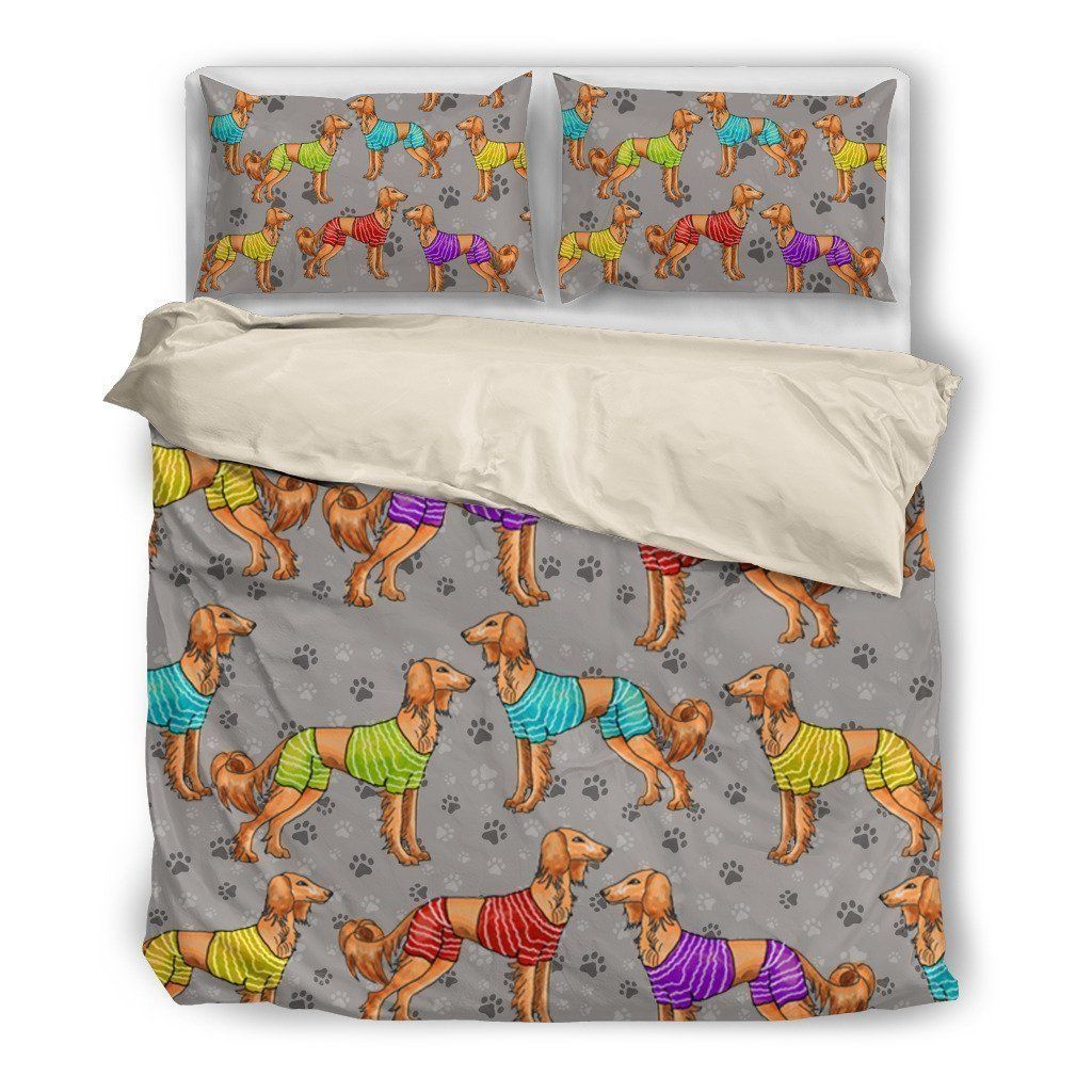 Saluki Grey Bedding Set