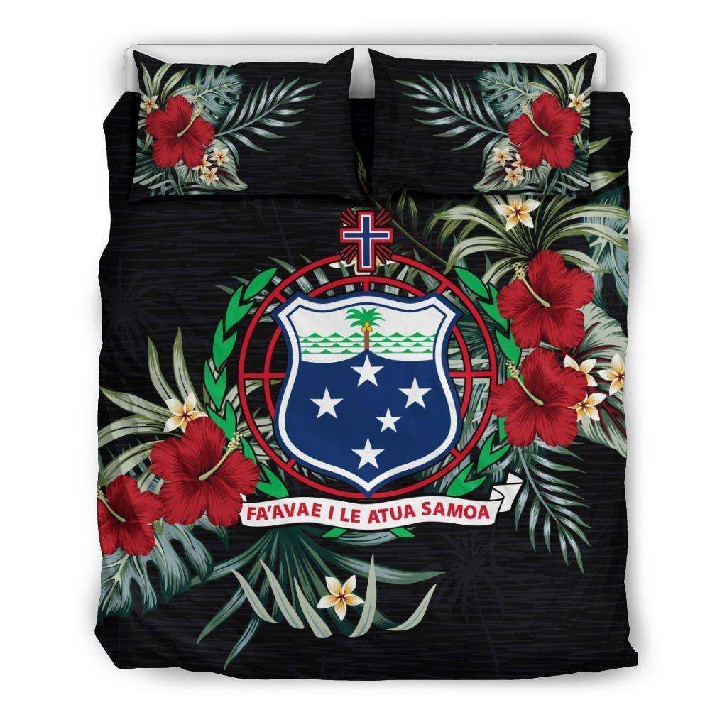 Samoa Hibiscus Coat Of Arms Bedding Set