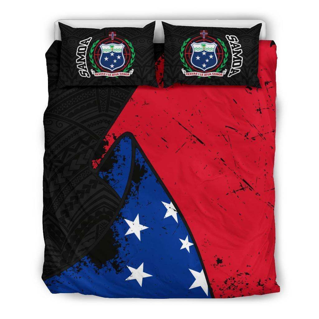 Samoa Special Grunge Flag Bedding Set