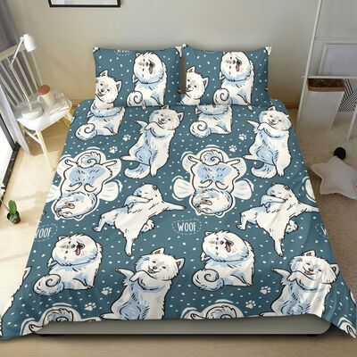 SAMOYED BEIGE Bedding Set