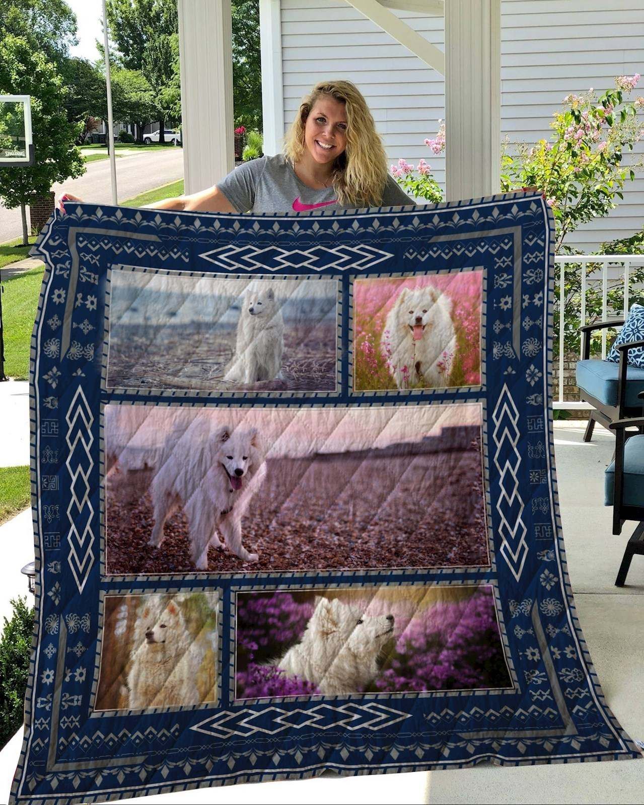 Samoyed Quilt Blanket DHC2911202VT