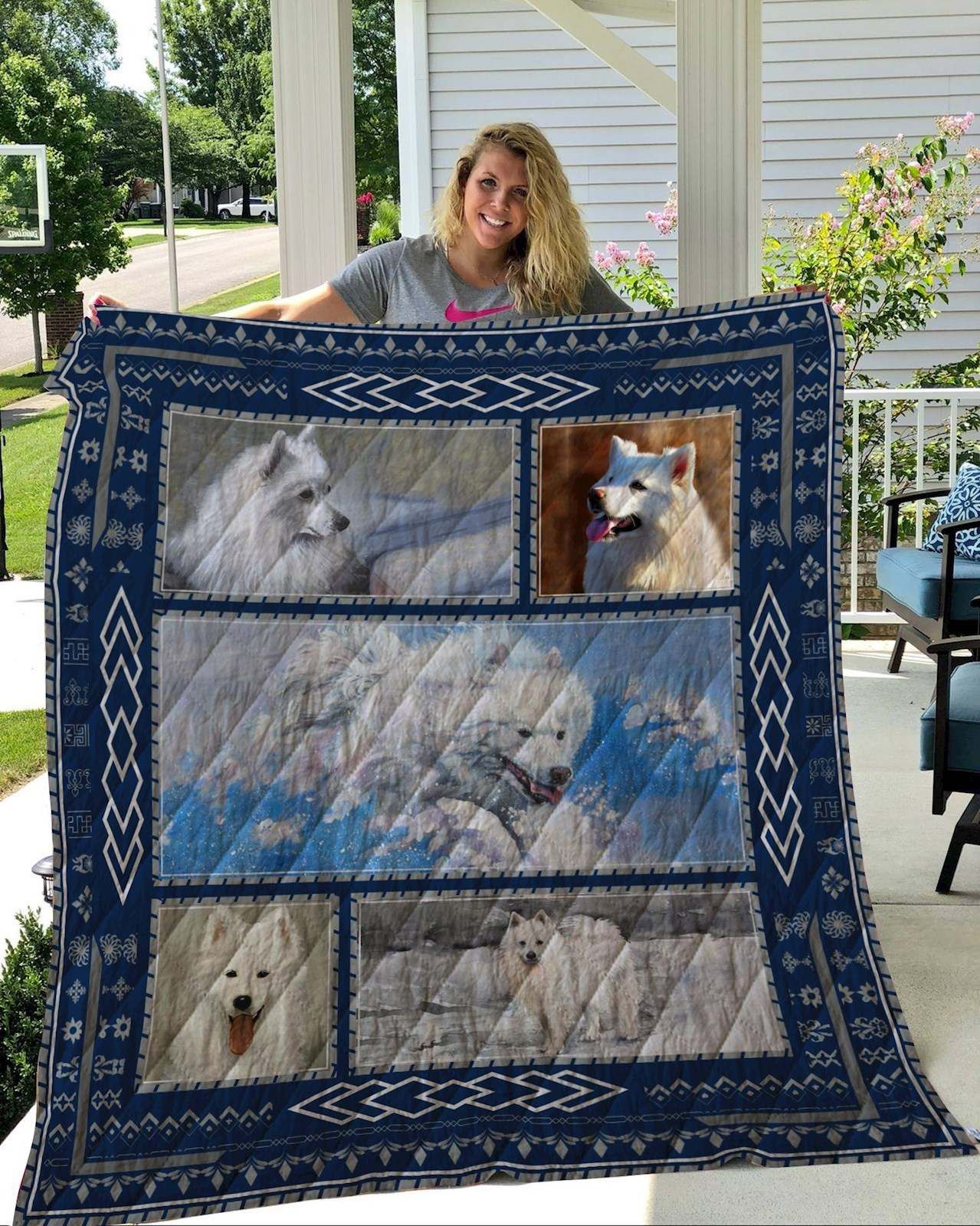 Samoyed Quilt Blanket DHC2911203VT