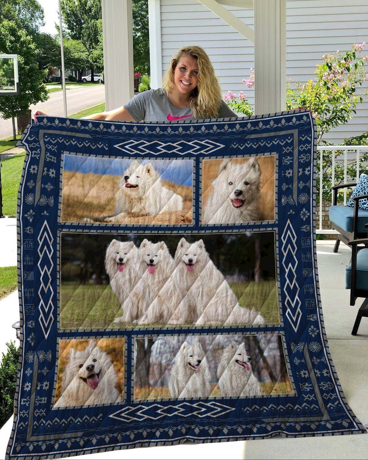 Samoyed Quilt Blanket DHC2911204VT