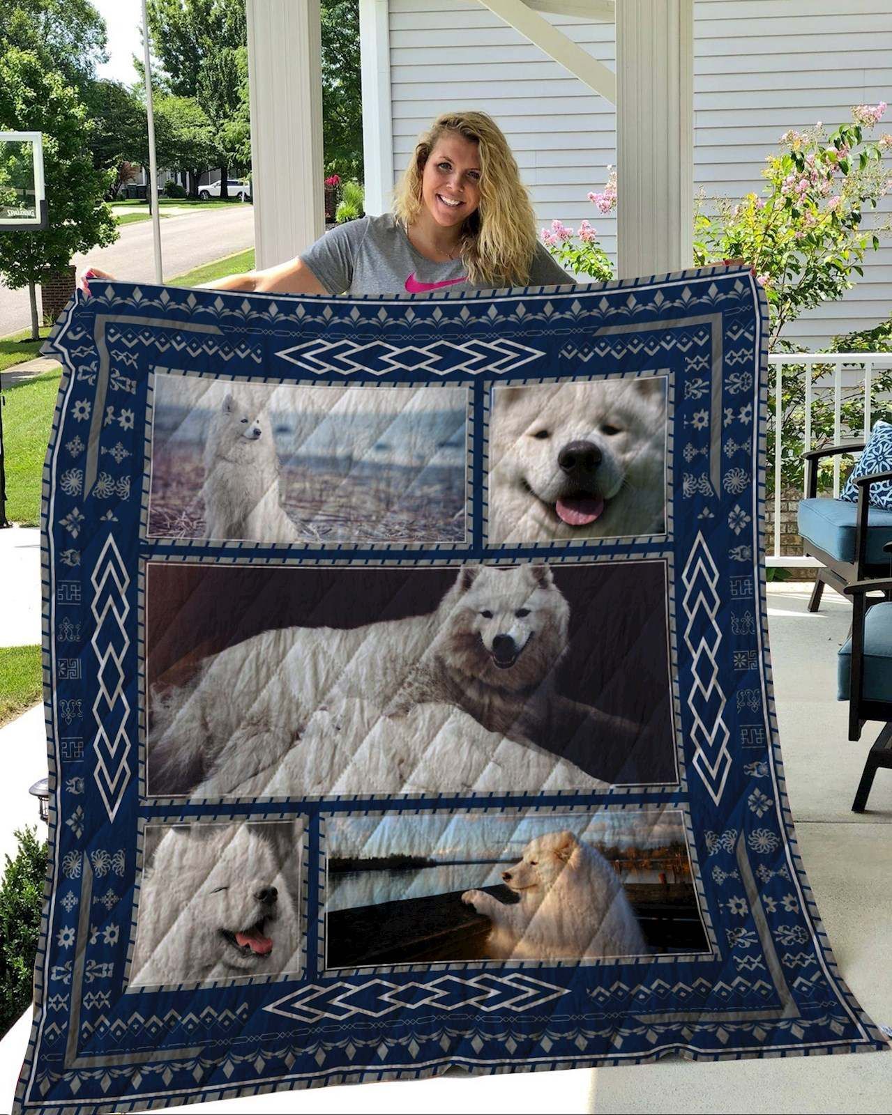 Samoyed Quilt Blanket DHC2911205VT