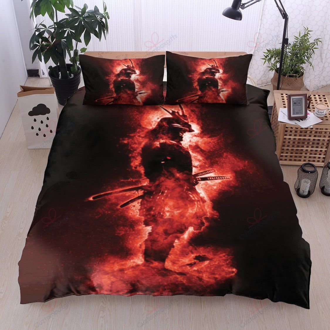 Samurai Red Bedding Set